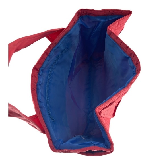 Urban Attitudes Coral Puffer Tote Shoulder Bag - Picture 8 of 10